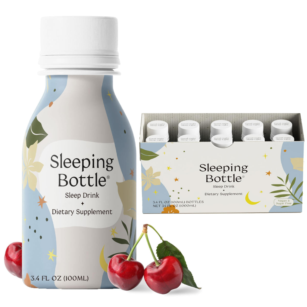 Sleeping Bottle Sleep Supplement 100g front view