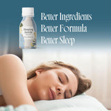 Sleeping Bottle Sleep Supplement on a bedside table