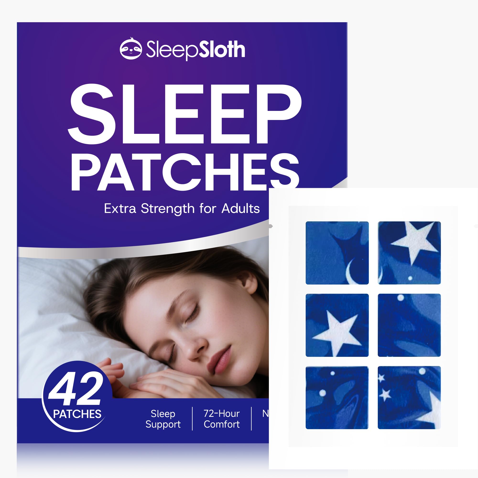 SleepSloth Sleep Patches 42 Pack front view