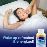 Sleepzyme Sleep Supplement Capsules opened to show contents