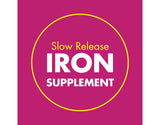 Slow Fe Iron Supplement 45 mg Elemental Iron tablet close-up