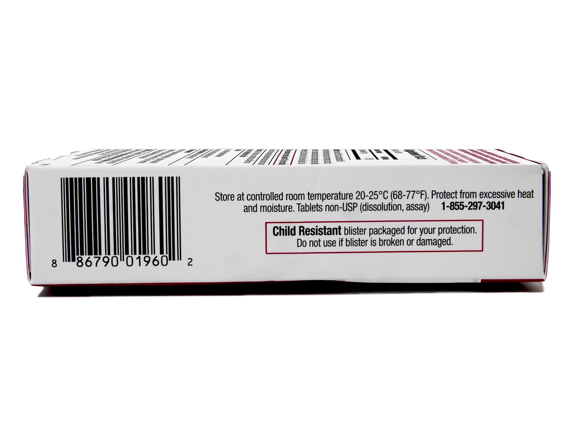 Slow Fe Iron Supplement ingredients list on packaging