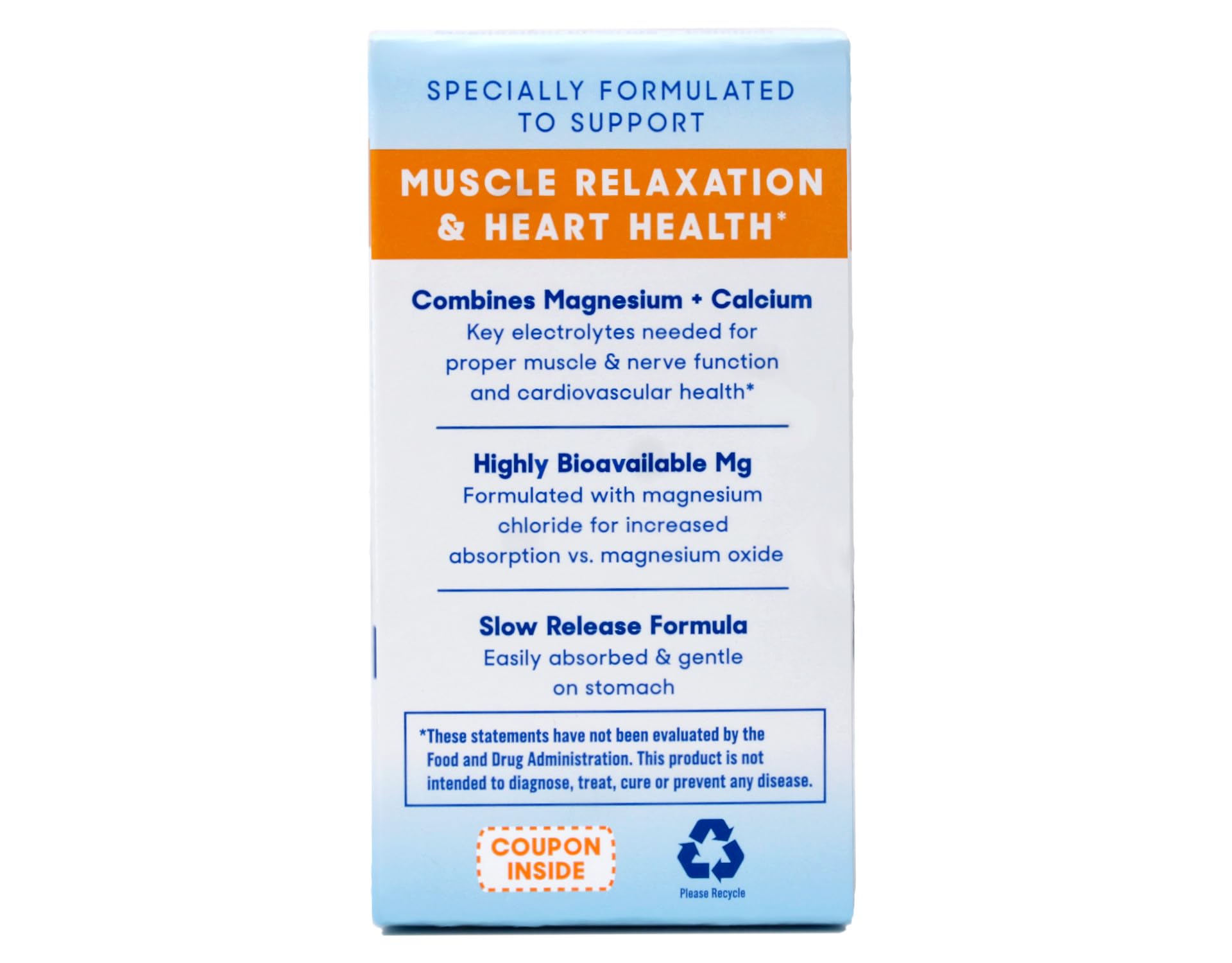Slow-Mag Magnesium Chloride and Calcium packaging