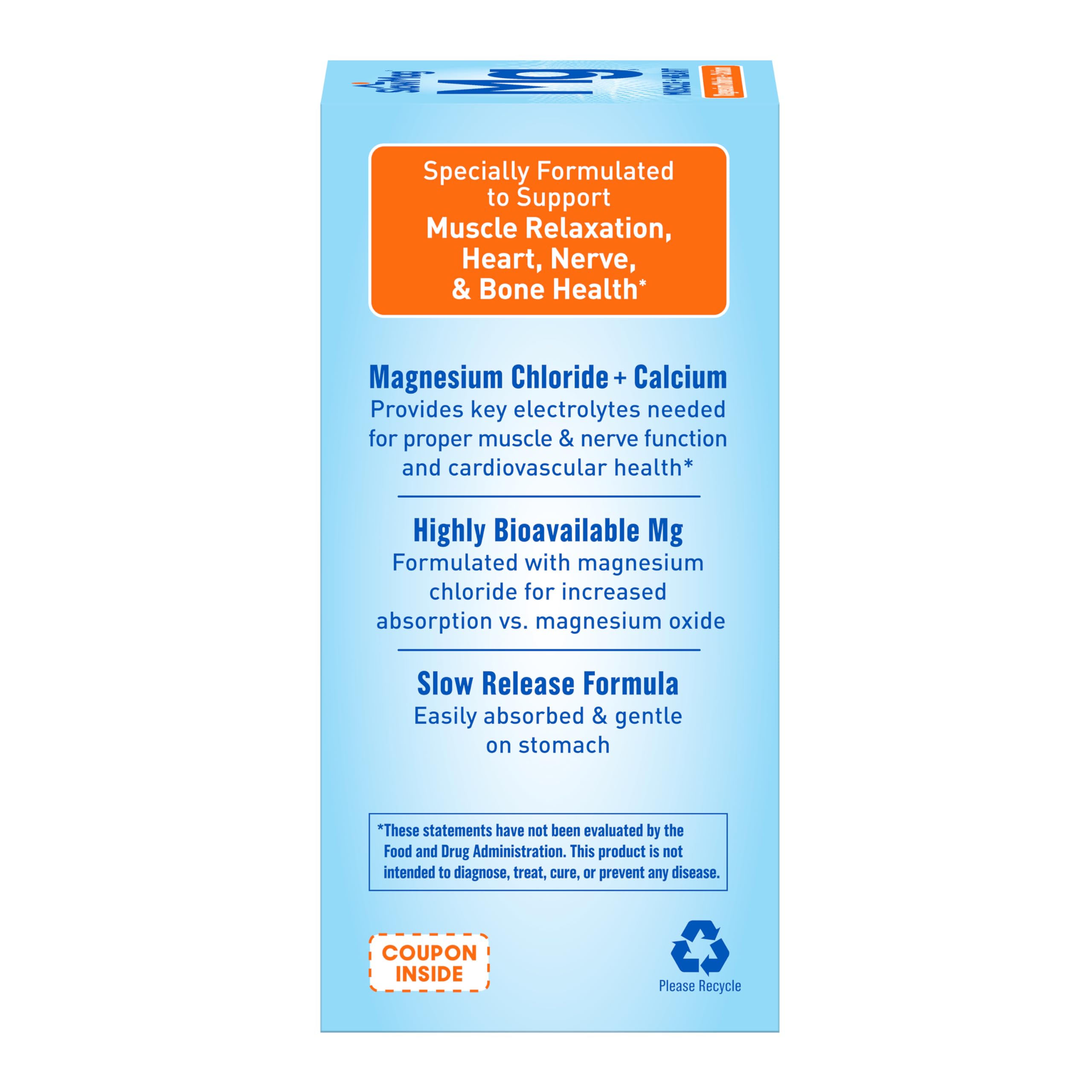 Slow-Mag Magnesium Chloride Supplement 168g packaging details
