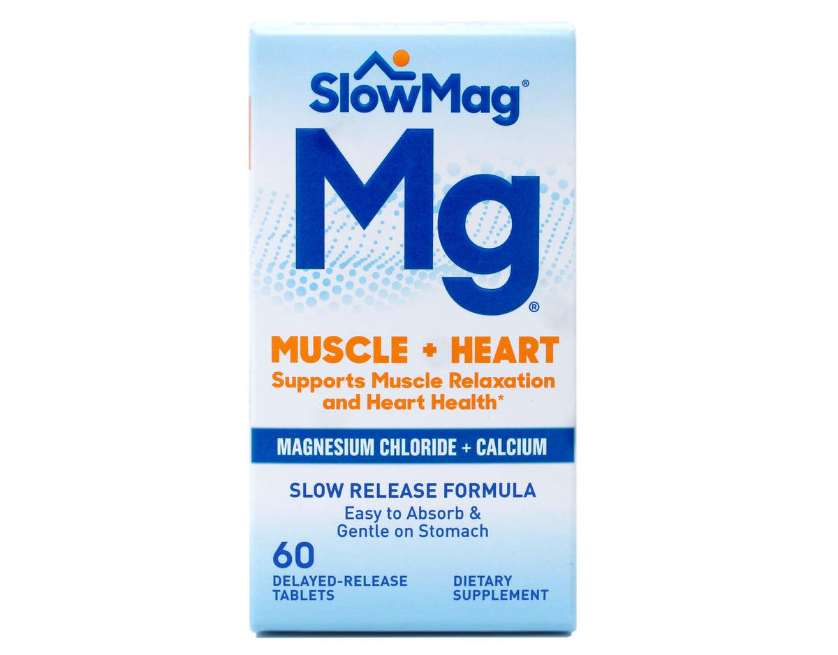 Slow-Mag Magnesium Chloride with Calcium 60 Tabs front view