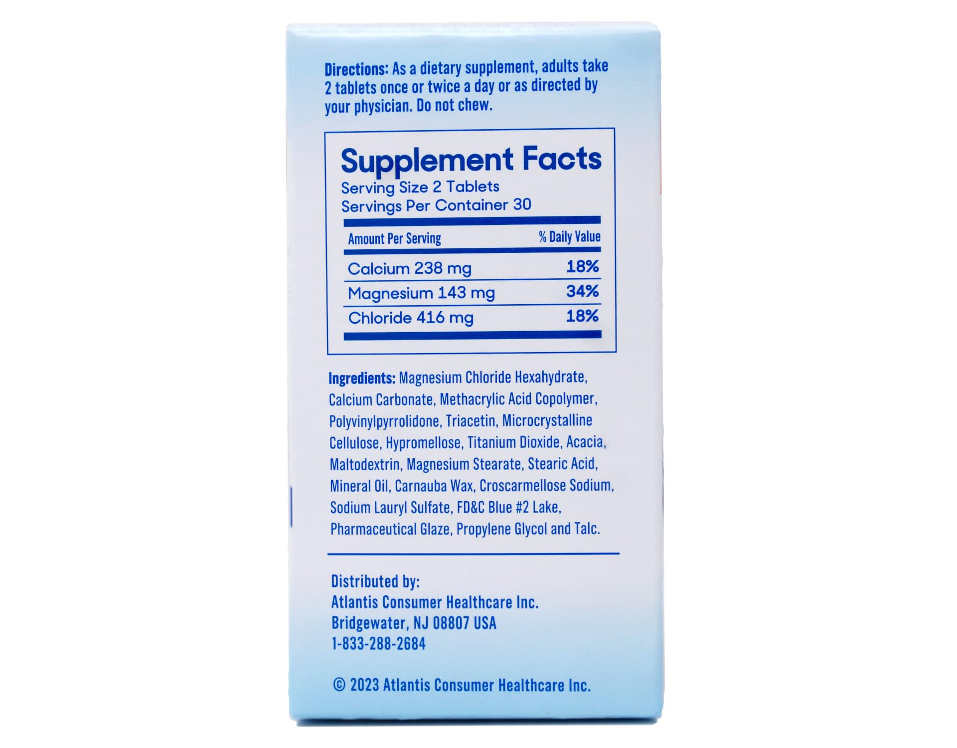 Slow-Mag Magnesium Chloride with Calcium 60 Tabs packaging