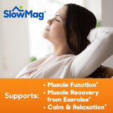 Slow-Mag Magnesium Citrate Gummy Supplement natural berry flavour