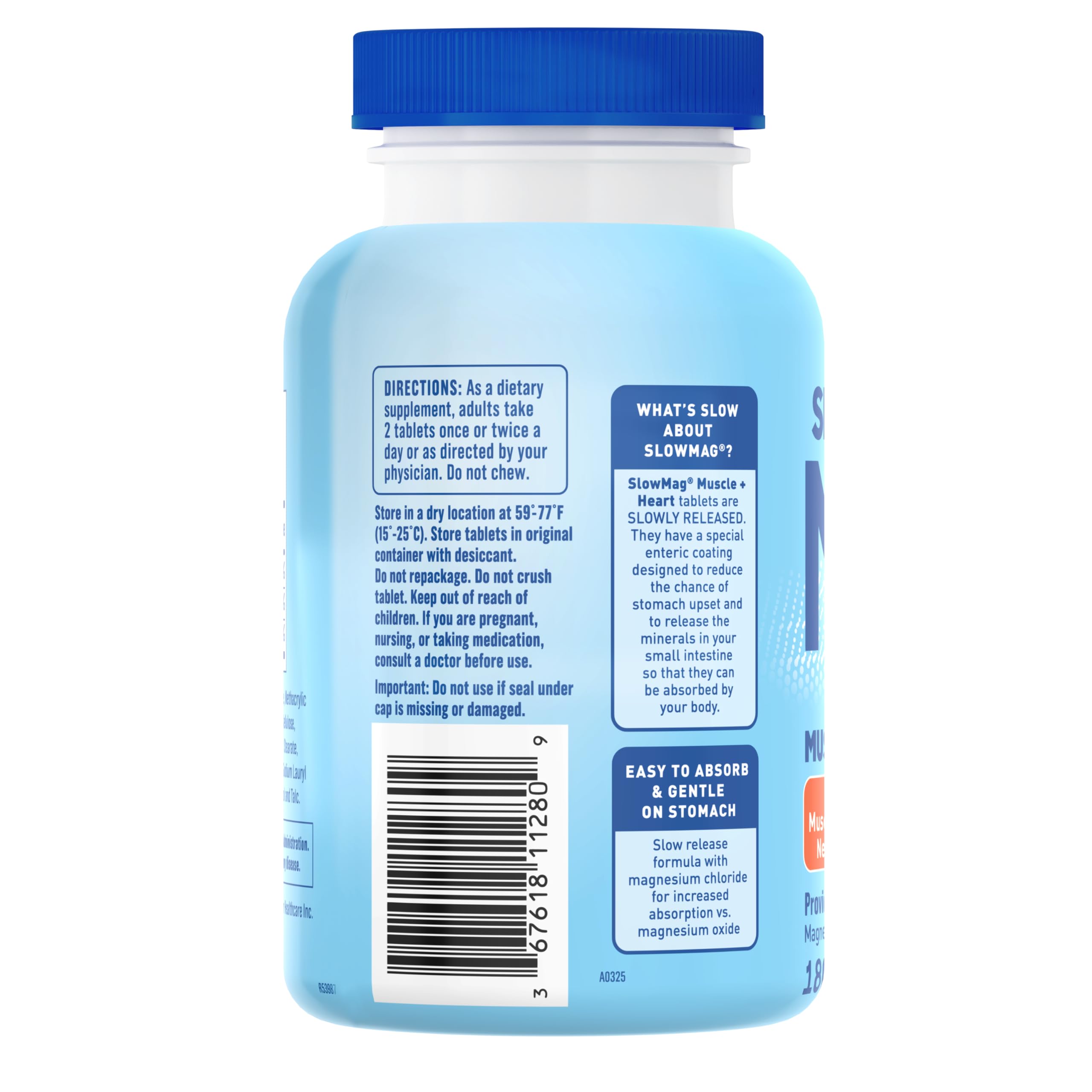 Slow-Mag Magnesium Supplement 231g dosage instructions