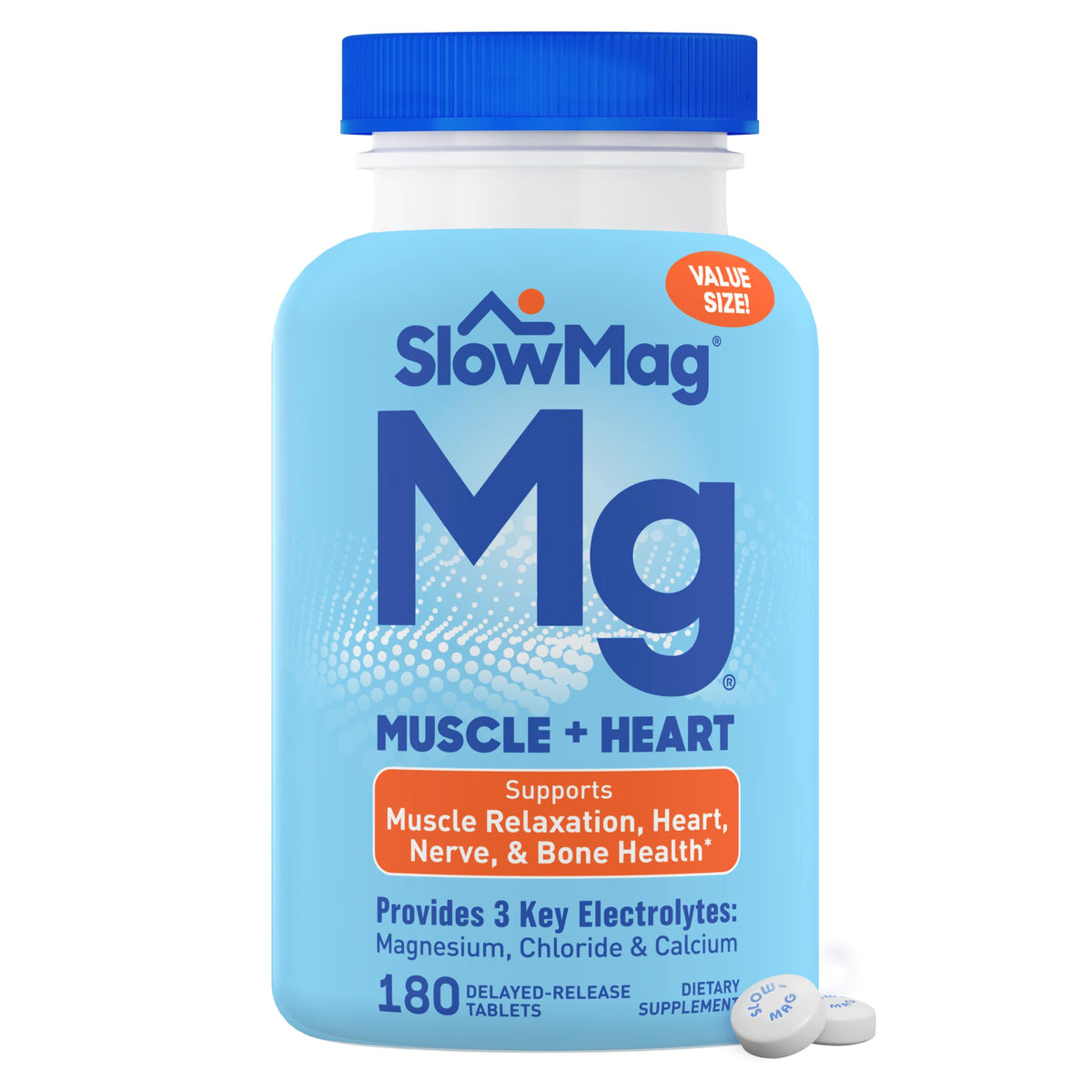 Slow-Mag Magnesium Supplement 231g front view