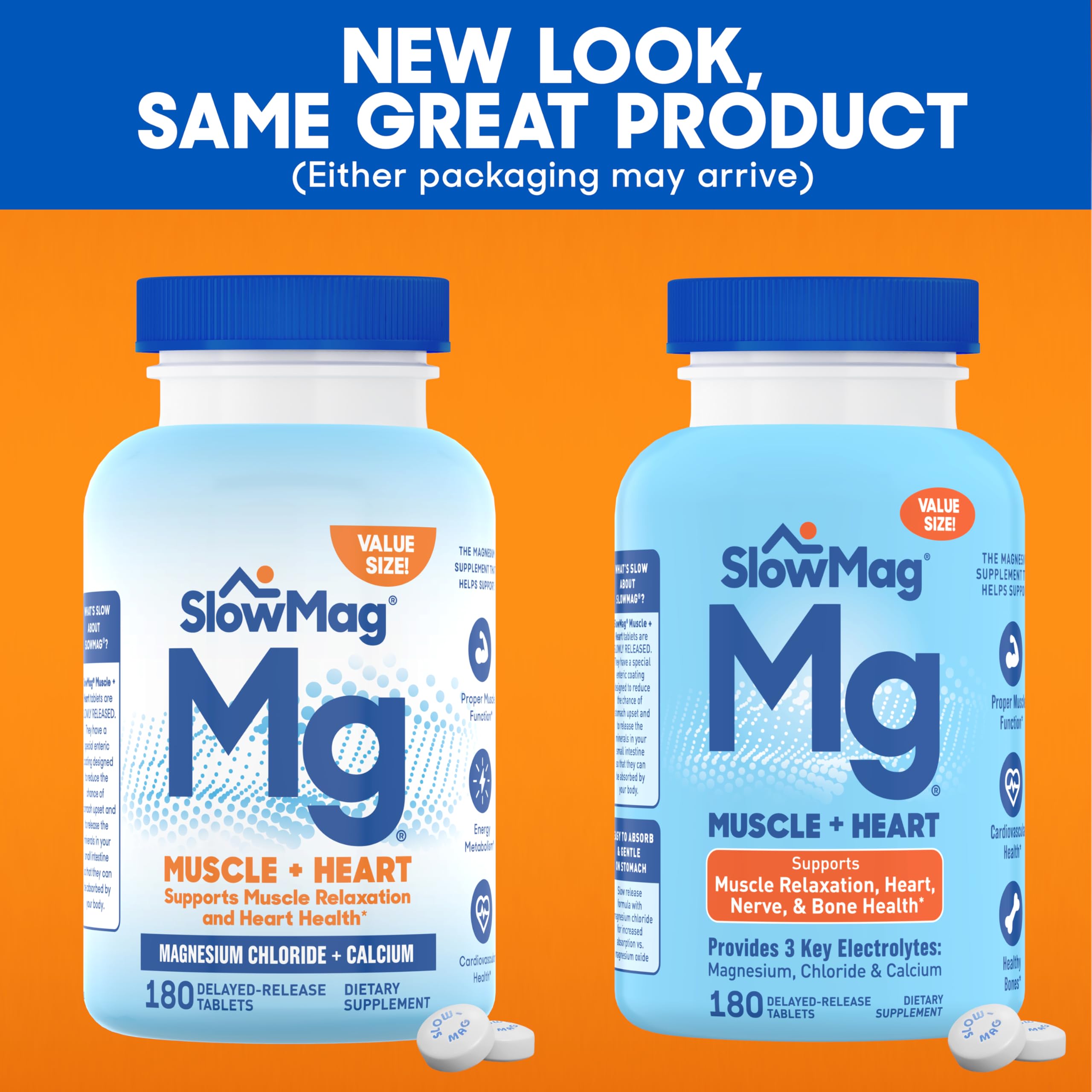 Slow-Mag Magnesium Supplement 231g packaging