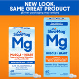 Slow-Mag Muscle & Heart Magnesium Supplement bottle side view