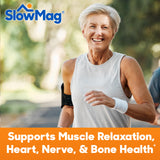 Slow-Mag Muscle & Heart Magnesium Supplement tablets close-up