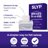 Slyp Mint Oral Sleep Strips mint flavour close-up
