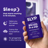 Slyp Mint Oral Sleep Strips showing individual strips