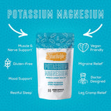 Smart for Life Magnesium Potassium Supplement capsules in hand