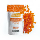 Smart for Life Vitamin C Gummies 250mg with a glass of water