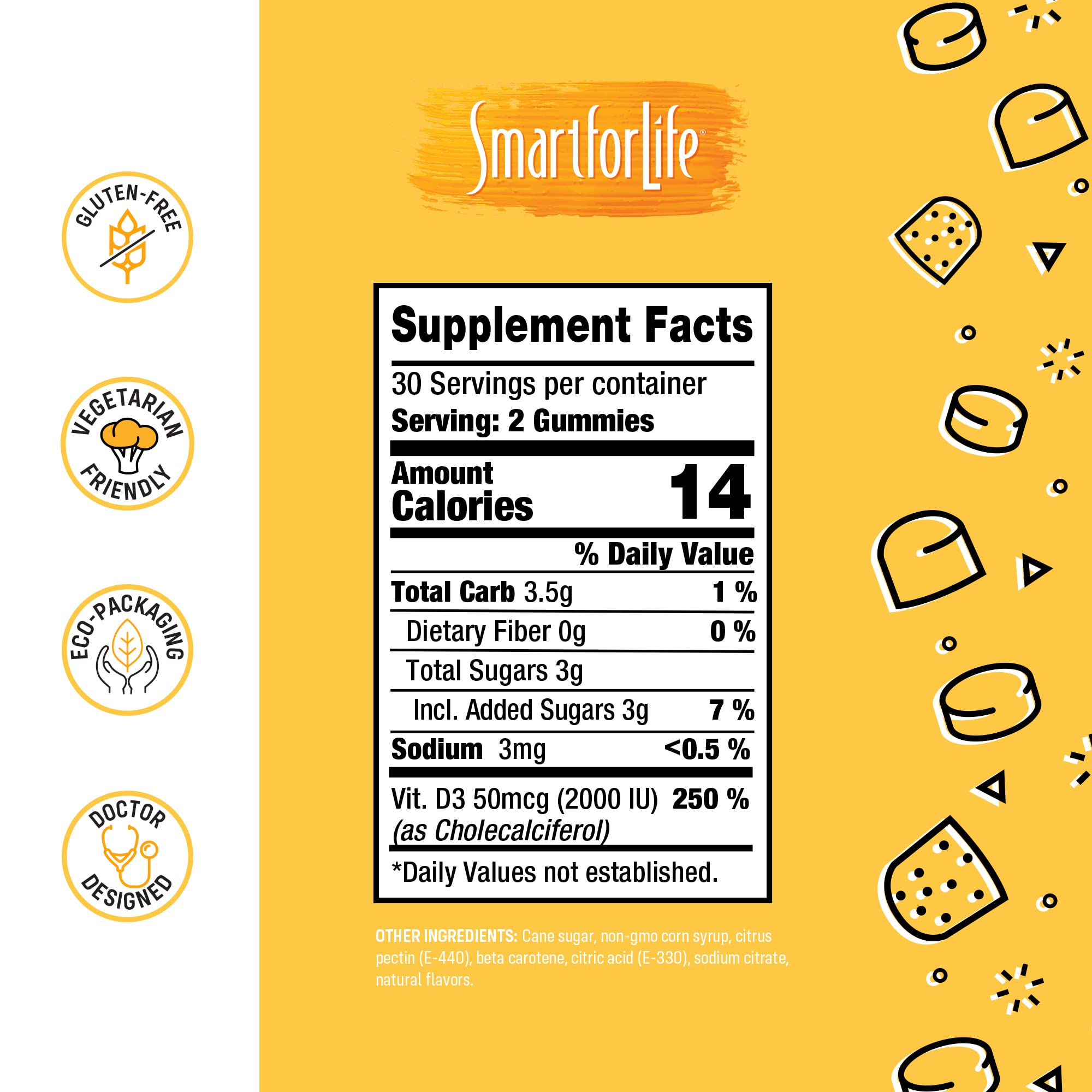 Smart for Life Vitamin D3 Gummies in hand