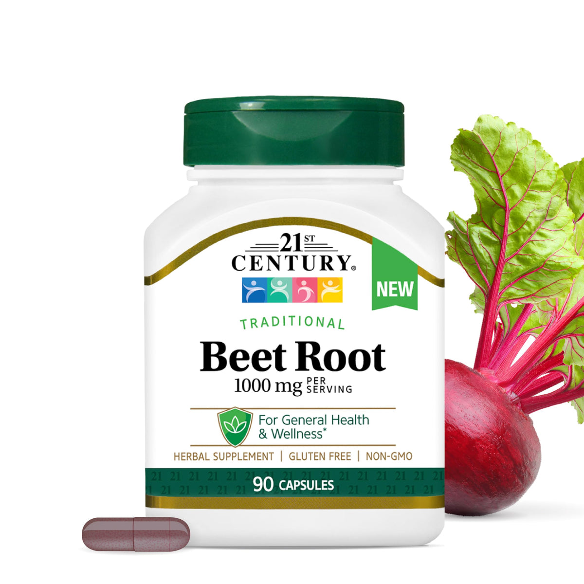 SMART MONKEY TECHNOLOGIES Beet Root Capsules 1000mg front view