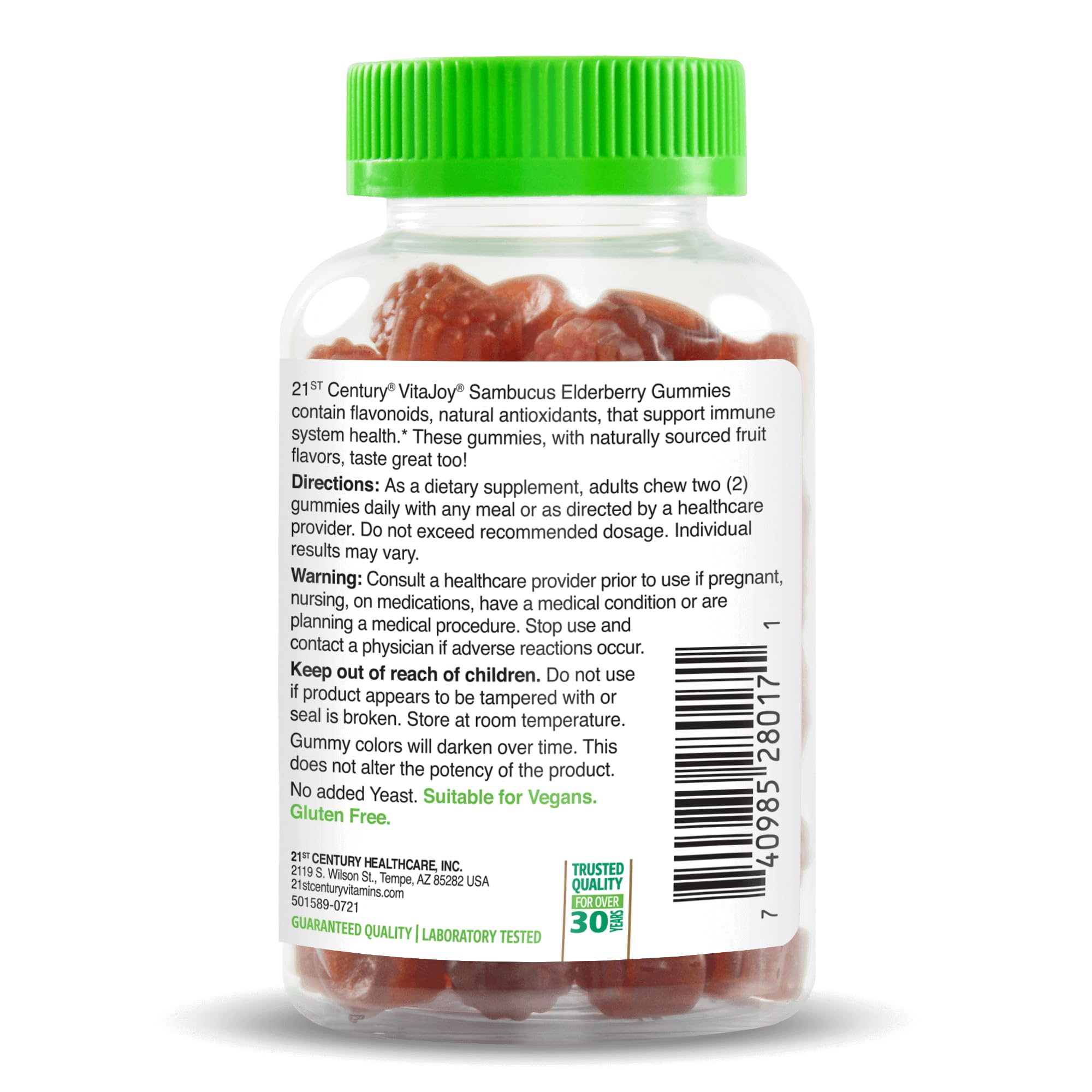 SMART MONKEY TECHNOLOGIES Elderberry Gummies close-up of gummies