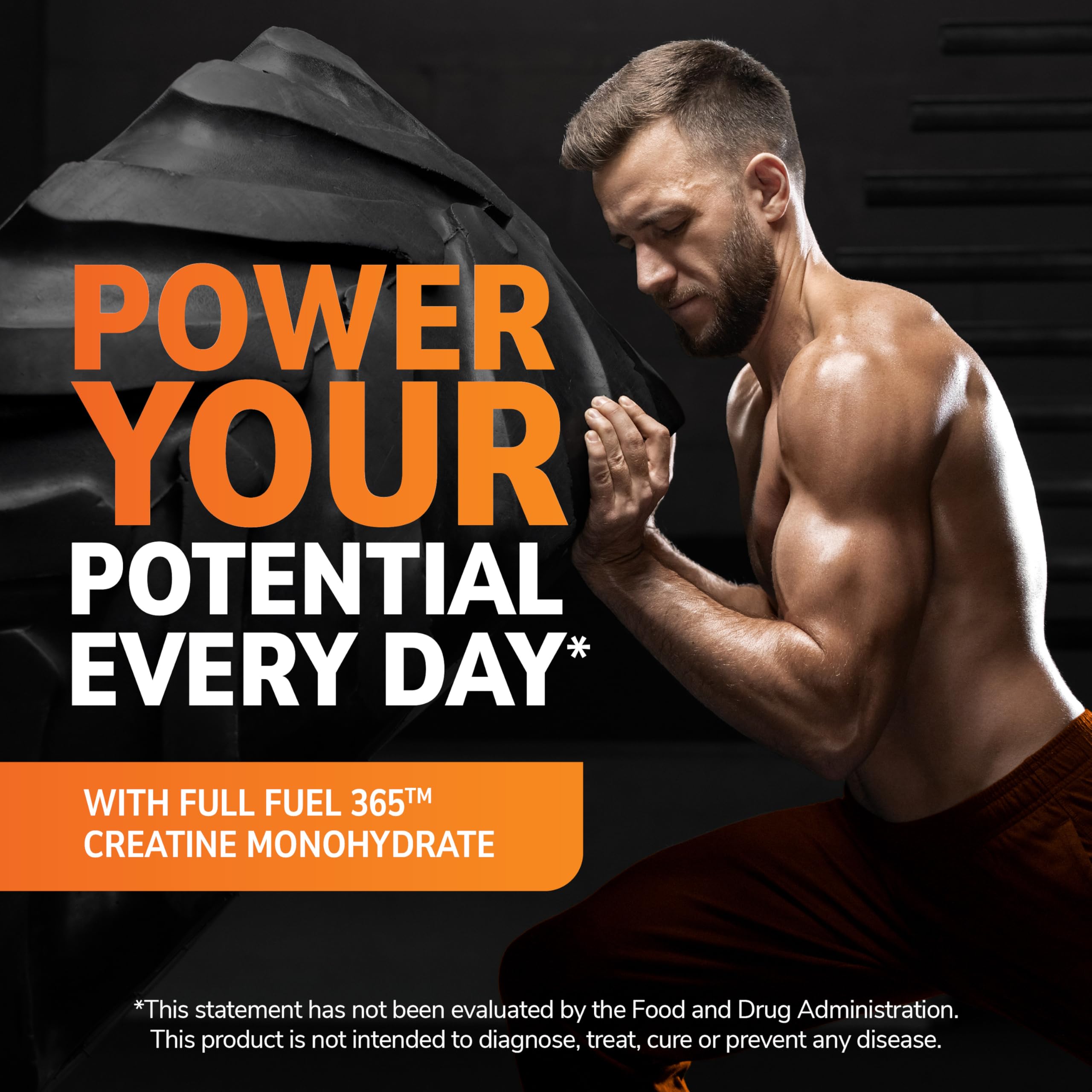 SMART MONKEY TECHNOLOGIES Full Fuel 365 Creatine Monohydrate Powder packaging