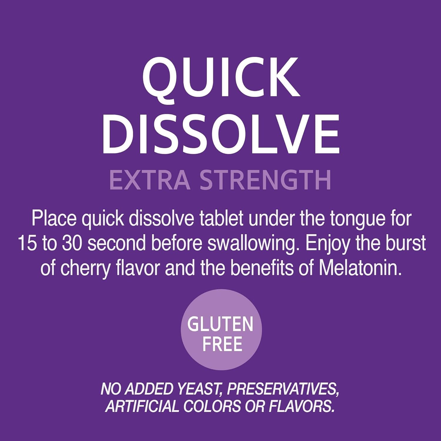 SMART MONKEY TECHNOLOGIES Melatonin Quick Dissolve Tablets side view