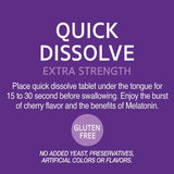 SMART MONKEY TECHNOLOGIES Melatonin Quick Dissolve Tablets side view