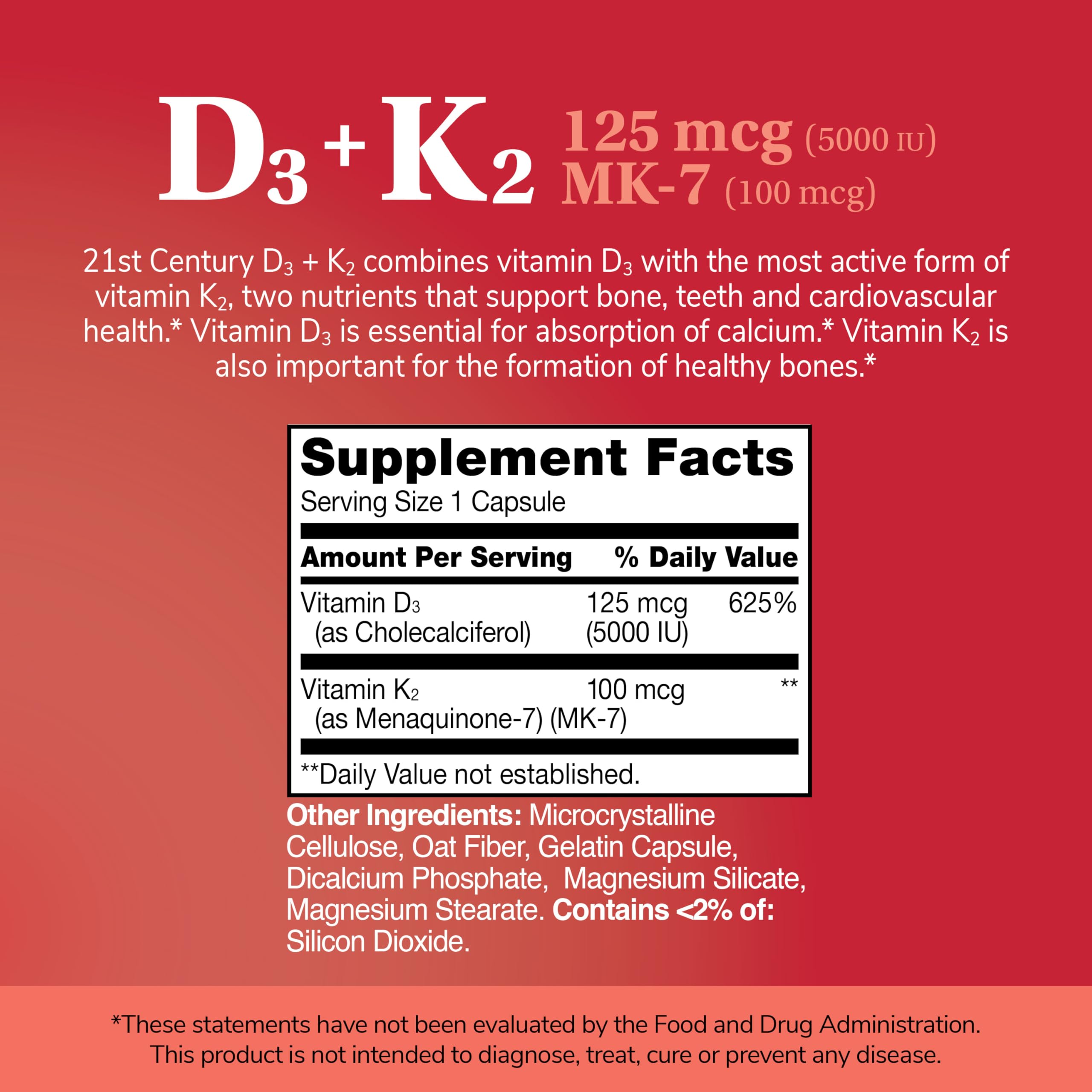 SMART MONKEY TECHNOLOGIES Vitamin D3 + K2 supplement capsule close-up