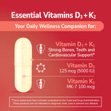 SMART MONKEY TECHNOLOGIES Vitamin D3 + K2 supplement side view
