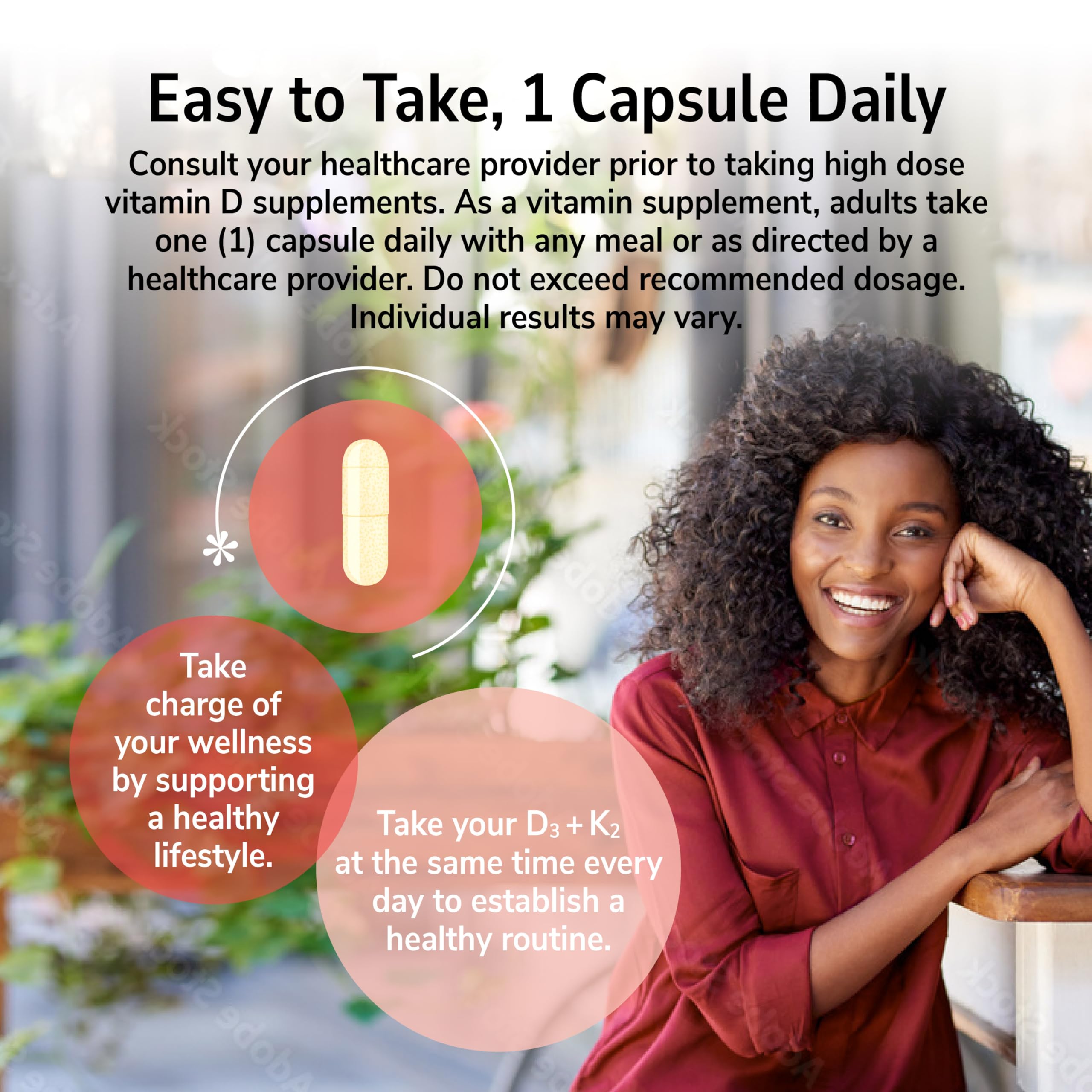SMART MONKEY TECHNOLOGIES Vitamin D3 + K2 supplement with measuring spoon