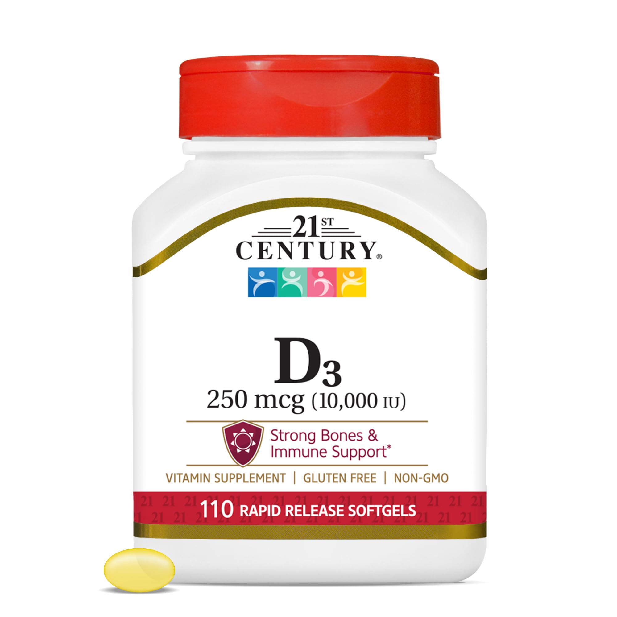 SMART MONKEY TECHNOLOGIES Vitamin D3 Rapid Release Softgel front view