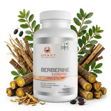 Smart Nutra Labs Berberine 1200mg vegan capsules with fresh herbs