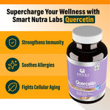 Smart Nutra Labs Quercetin ingredients list on packaging