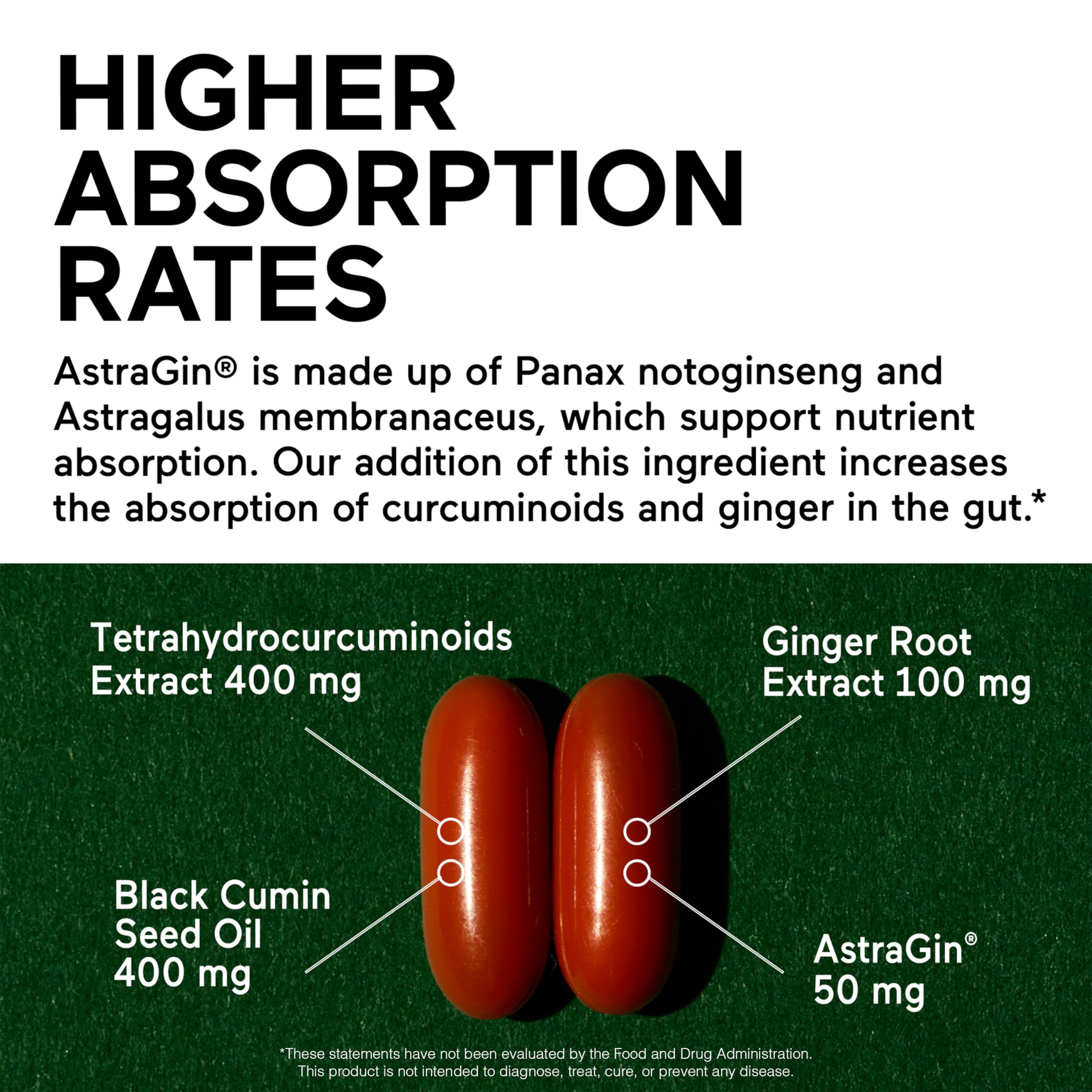 SMARTERNUTRITION Curcumin Supplement 68g back view