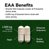 SMARTERNUTRITION Essential Amino Acids 90 Capsules back view