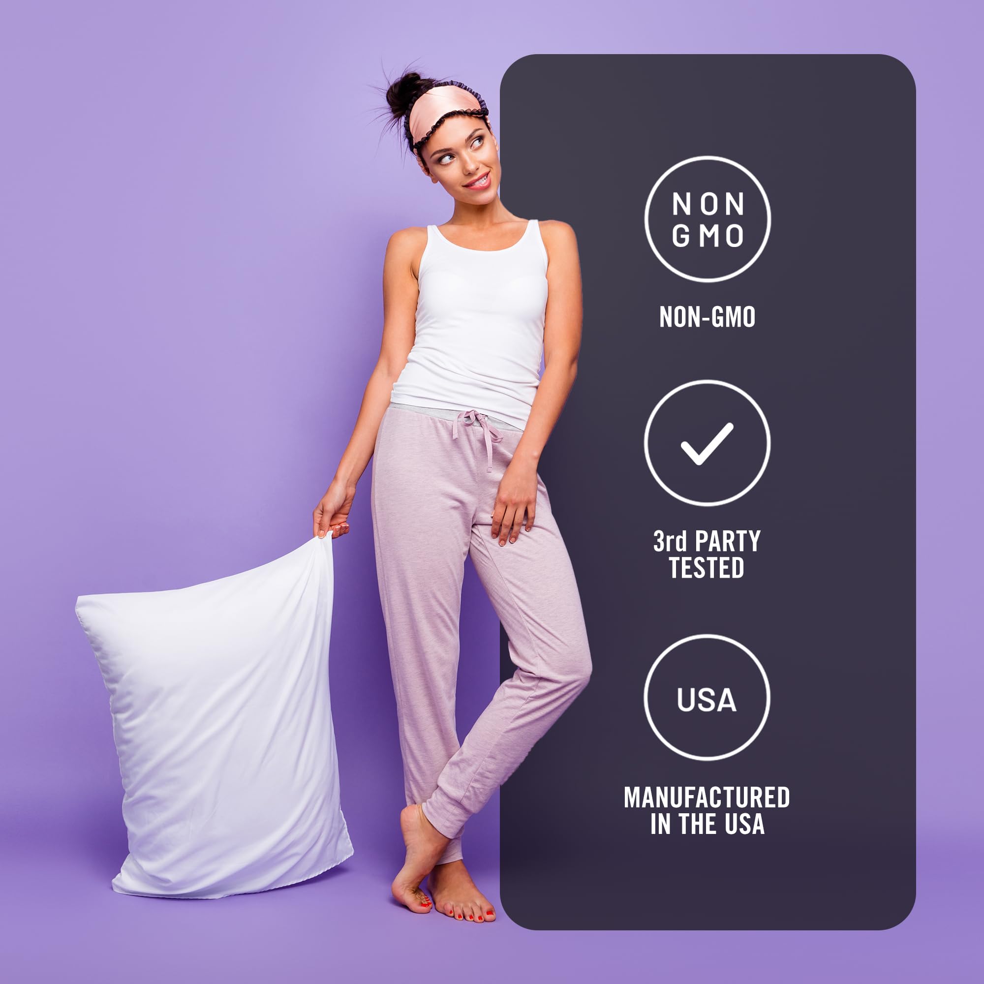 SMARTERNUTRITION Smarter Sleep Melatonin Tablets back view