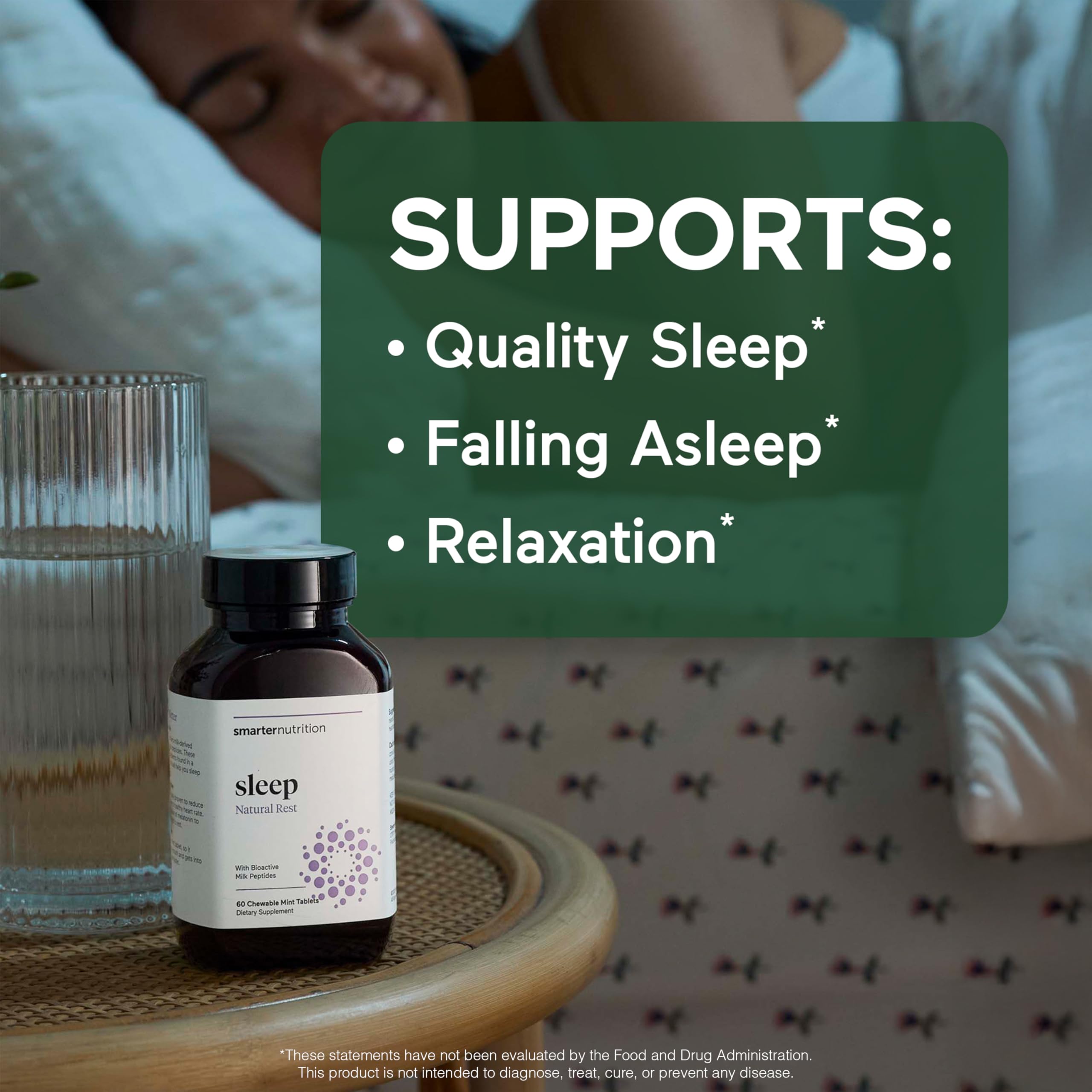 SMARTERNUTRITION Smarter Sleep Melatonin Tablets packaging