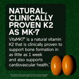 SMARTERNUTRITION Vitamin D3 K2 Supplement capsule close-up