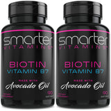 SmarterVitamins Biotin B7 Liquid Softgels 5000mcg front view