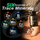 SmarterVitamins Multiminerals Complex capsules on a wooden surface