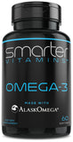 SmarterVitamins Omega-3 Fish Oil Softgels 60 Count front view