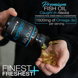 SmarterVitamins Omega-3 Fish Oil Softgels showing softgels