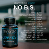 SmarterVitamins Omega-3 Fish Oil Softgels side view