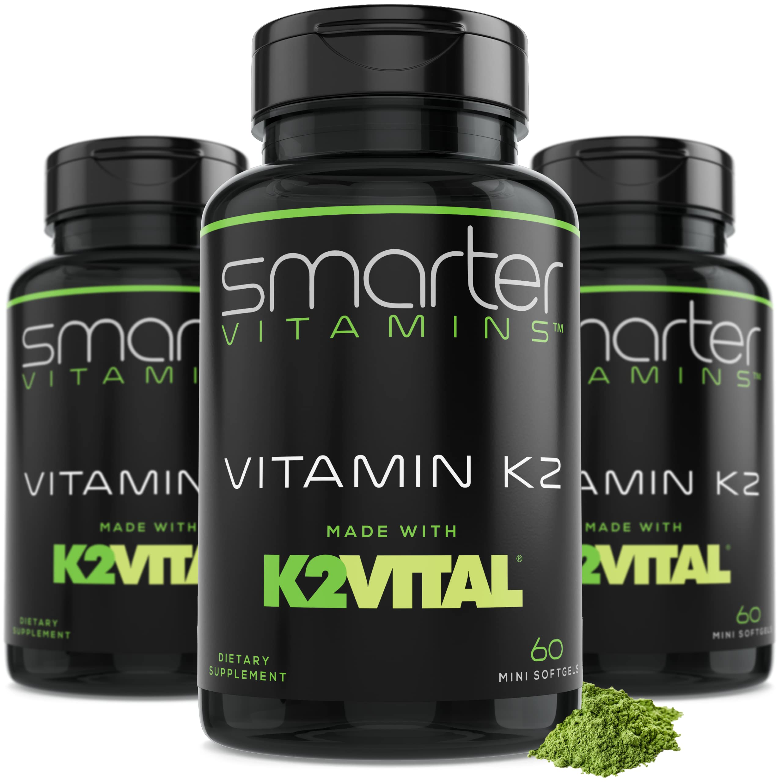 SmarterVitamins Vitamin K1 180 softgels front view