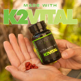 SmarterVitamins Vitamin K2 Liquid Softgels side view showing softgels