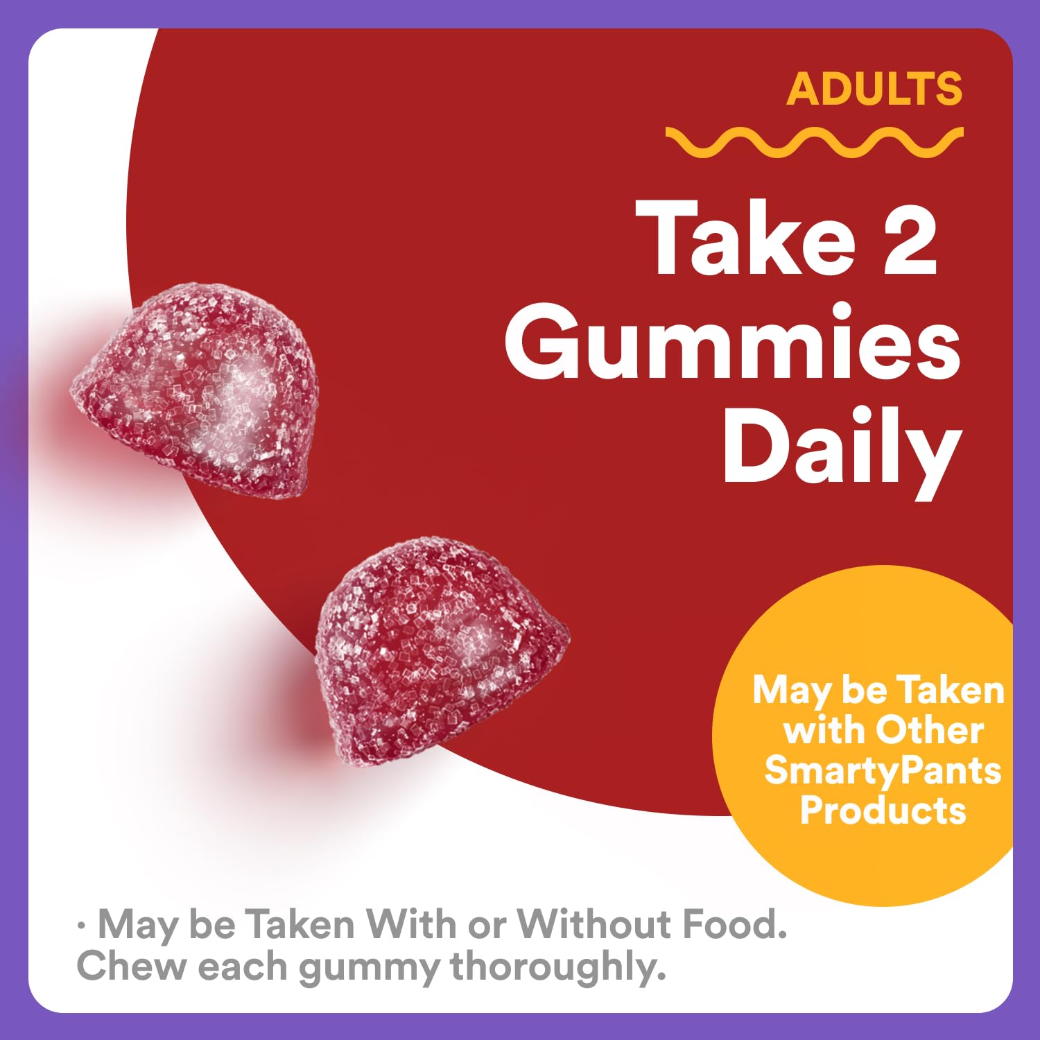 SmartyPants Adult Fast Acting Stress Support Gummies nutritional information