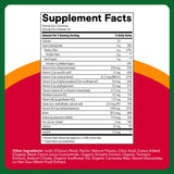 SmartyPants Adult Multi & Fiber Gummies displayed on a table