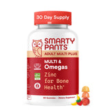 SmartyPants Adult Multi & Omegas Gummies front view