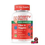 SmartyPants Kids Fiber & Veggies Gummies front view