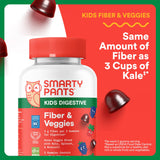 SmartyPants Kids Fiber & Veggies Gummies packaging