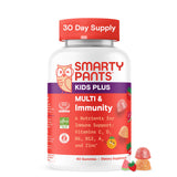SmartyPants Kids Plus Multi & daily wellness gummy vitamins front view